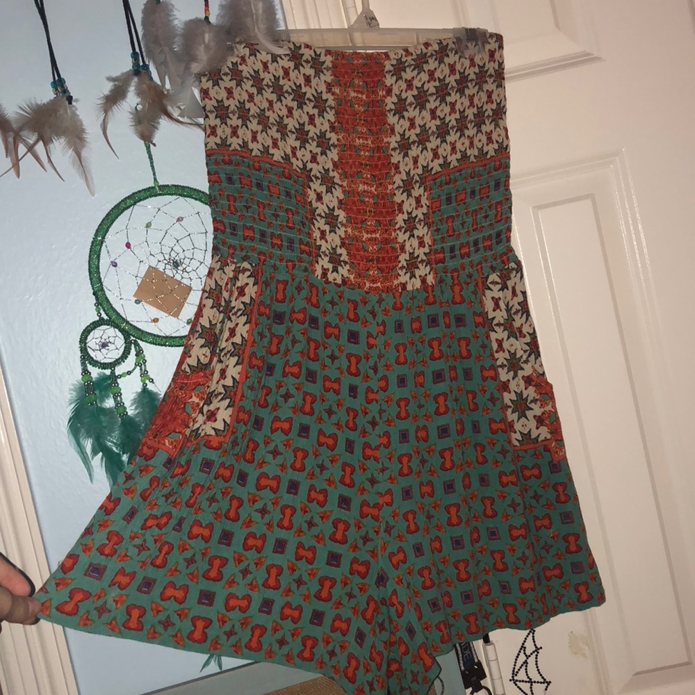 Patterned romper
